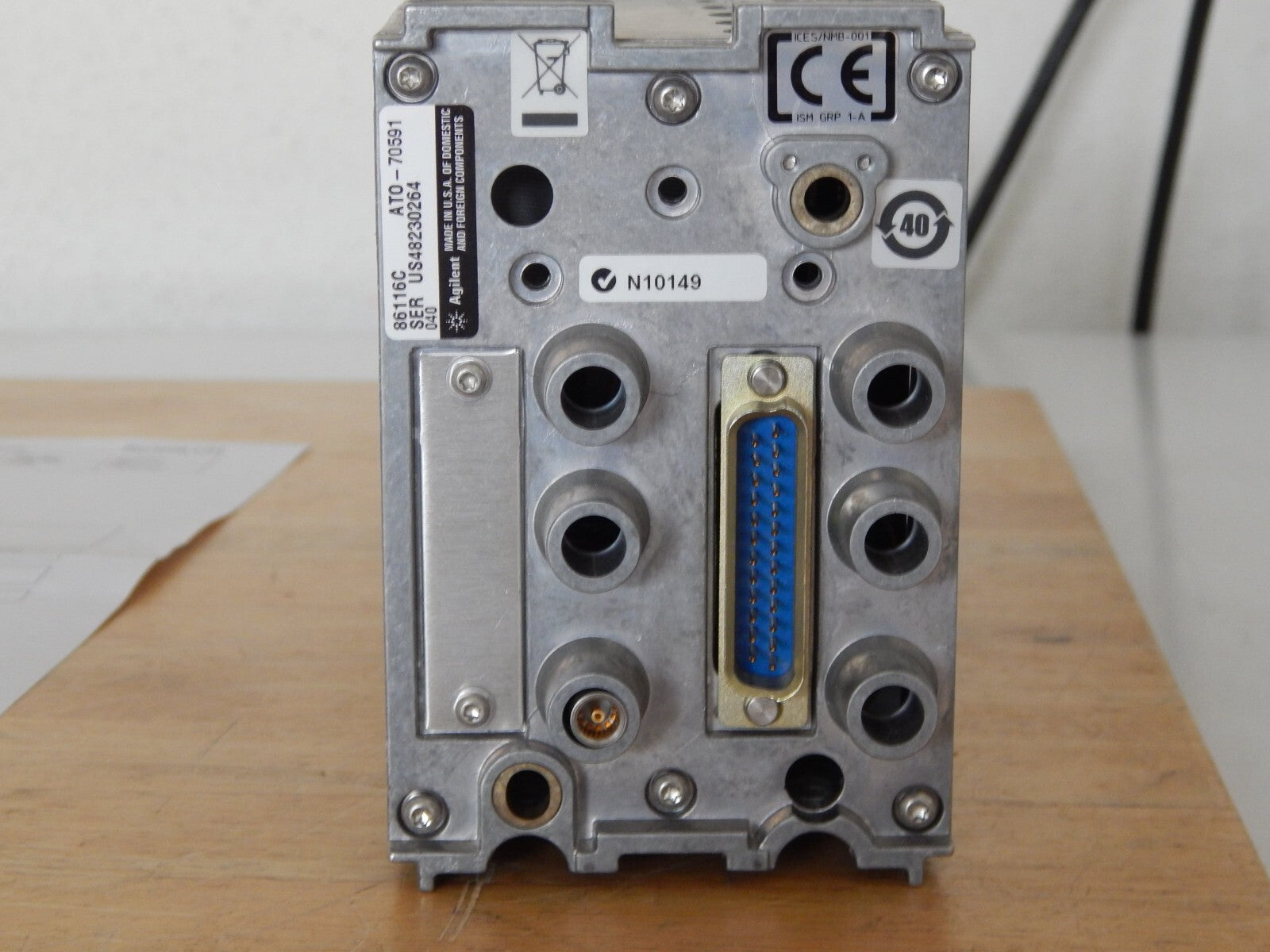 Agilent 86116C 80GHz Electrical/65Ghz Optical Mod. Opt 040, Keysight cal. 4/2025 Agilent 86116C 80GHz Electrical/65Ghz Optical Mod. Opt 040, Keysight cal. 4/2025
